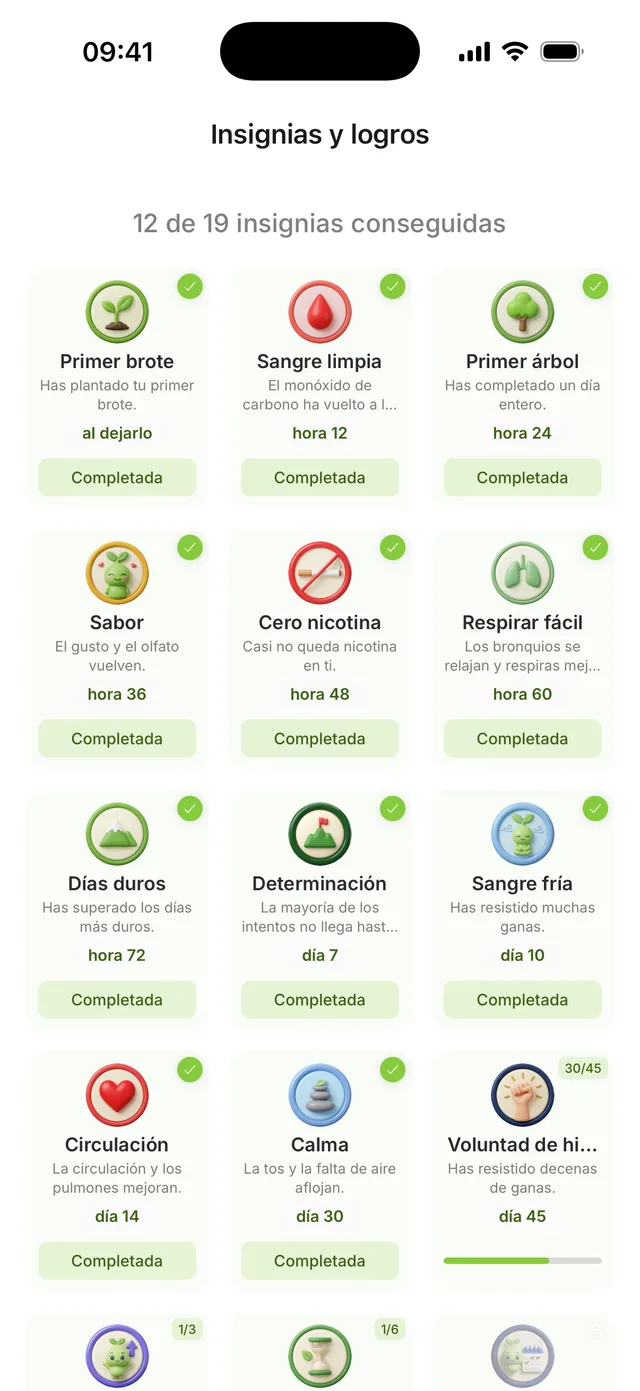 La pantalla de insignias: diecinueve logros desde el primer brote en la hora cero hasta la voluntad de hierro en el día 45